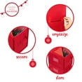 thumbnail image 4 of Simplify Stackable Polyester Christmas Tree Light Organizer Box in Red, 4 of 10