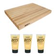 thumbnail image 1 of John Boos Maple Wood Reversible Cutting Board & 5 Ounce Care Cream, (3 Pack), 1 of 10