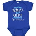 thumbnail image 3 of Inktastic I'm Your Fathers Day Mom Says You're Welcome Boys or Girls Baby Bodysuit, 3 of 5