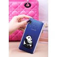 thumbnail image 3 of FINCIBO Soft TPU Clear Case Slim Protective Cover for Samsung Galaxy A10e A102U 5.83" 2019, Mother Baby Panda, 3 of 3