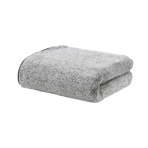 Hvmvliv Hand Towels For Bathroom Soft Linen Feel Polyester Towel Velvety Soft Touch, Super Absorbent & Quick-Drying, Thick & Durable, Reactive Printing & Dyeing to Prevent Fading Gray