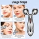 thumbnail image 5 of Masajeador facial 3D, rodillo de microagujas, rodillos de masaje para reafirmar la piel y levantar el rostro, rodillo de masaje giratorio de 360 grados para levantar, moldear y reafirmar el rostro., 5 of 5