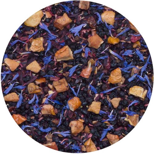 Tiesta Tea Blueberry Wild Child, Loose Leaf, Blueberry Hibiscus Herbal Tea, Premium Non-Caffeinated Blend, Make Hot or Iced, Brews Up to 200 Cups, 16 Ounce Resealable Bulk Pouch