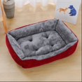 thumbnail image 4 of Luxury Square Plush Pet Bed, 4 of 7