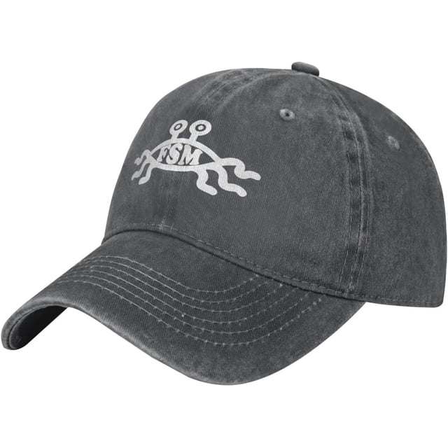 Unisex Cowboy Baseball Cap Flying Spaghetti Monster Adjustable Trucker Cap Baseball Cap