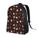 thumbnail image 2 of Disketp Plaid Snowflakes Festive Mochila Unisex de Apertura Lateral Completa, Mochila para Laptop para Escuela, Trabajo y Viajes, 2 of 8