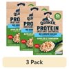 (3 pack) Quaker Instant Oatmeal Protein No Added Sugar Apples & Cinnamon, 1.76 Ounce 6 Packets