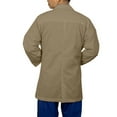 thumbnail image 3 of Panda Uniform by HeedFit Men's Lab Coat, 3 Pockets, Button Front, 31", XXL, Khaki, 3 of 6