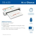 thumbnail image 3 of Brother Portable DS-635 Monochrome/Color Compact Mobile Document Scanner, 3 of 10