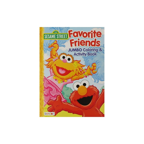 Download Sesame Street Jumbo Coloring Book Walmart Com Walmart Com