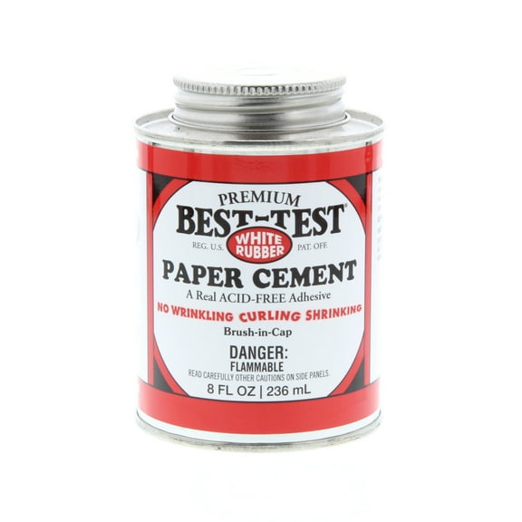 Best-Test Paper Cement, 8 oz.
