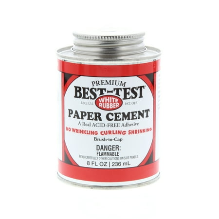 Best-Test Paper Cement, 8 oz.