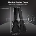 thumbnail image 3 of Yescom Étui Rigide pour Guitare Électrique Style LP les Paul avec Support de Sol Pliant, 3 of 11