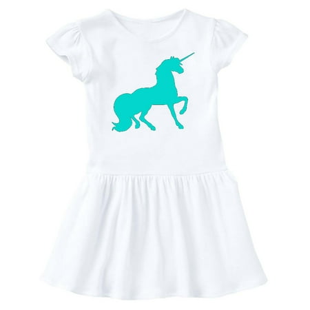 

Inktastic Aqua Unicorn Gift Baby Girl Dress