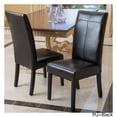 thumbnail image 1 of Pierce Black PU Dining Chair (Set of 2), 1 of 5
