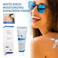 TIIFSWHS Sunscreen Isolation Sunscreen Milk Antisweat Moist Refreshing Not Greasy Natural