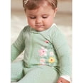thumbnail image 6 of Gerber Baby Girl Sleep 'n Play Footed Pajamas, 4-Pack, 6 of 20