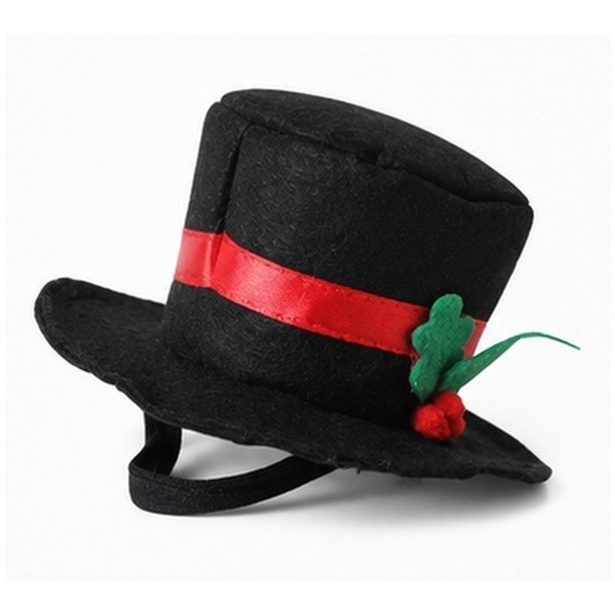 HOOWIFFY Black Costume Hat for Pets Dog Cosplay Supplies Holiday Formal Accessory