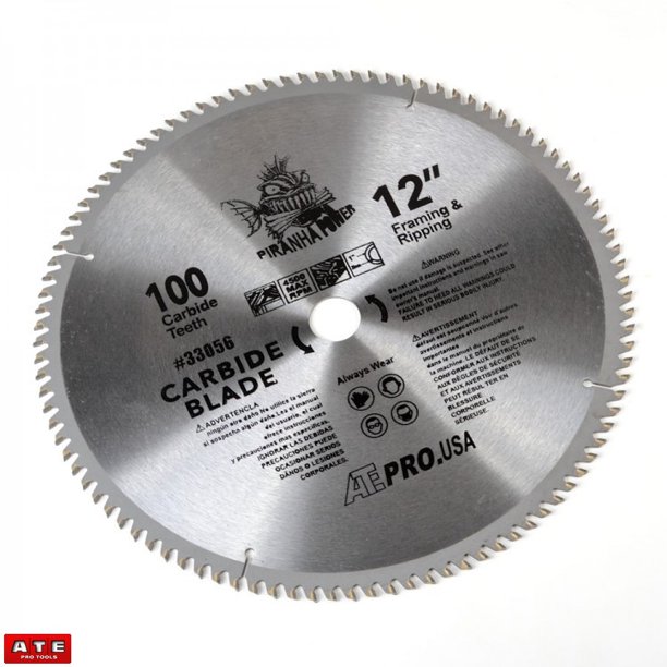 12" x 100 Tooth Carbide Tipped Saw Blade