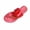 Red, variant on flat flat sandals for women Flat Arch Open Toe Toe Loop Slide Flat Heel flat sandals for women Flatform Stability
