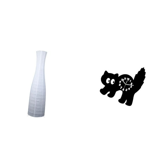 Protector de pantalla de lámpara minimalista para dormitorio de hotel o sala de estar con reloj de pared decorativo. Adorno acrílico de fácil lectura