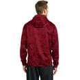thumbnail image 2 of Sport-Tek Sport Wick CamoHex Fleece Hooded Pullover-2XL (Deep Red), 2 of 6