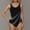 Gray, variant on Women's Swimwear One Piece Tummy Control Underwire Under $10 New Solid Color Backless Fashion Casual Swimsuit