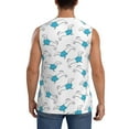 thumbnail image 4 of Haiem Men's Dachshund Dog Puppy Print Tank Tops Summer Sleeveless Cut Off Workout T-Shirts Fitness Vest Athletic Undershirts-3X-Large, 4 of 8