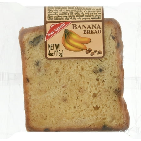 Bon Appetit Shelf-Stable Sliced Banana Bread 4 oz Bon Appetit Shelf-Stable Sliced Banana Bread 4 oz