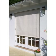Taupe Roll-Up Exterior Window Shades, 6' x 6'