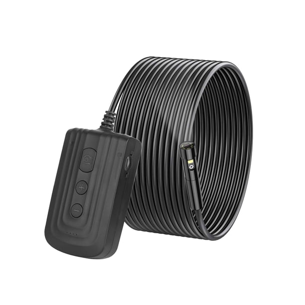 Endoscopio industrial Endoscopio inalámbrico de 7,9 mm de doble lente 1080P Wi-Fi Endoscopio Cámara de inspección de boroscopio Batería de 2600 mAh Sonda impermeable IP67 y luces LED Endosco 1 1