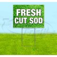thumbnail image 1 of Fresh Cut Sod (18" x 24") Yard Sign, Includes Metal Step Stake, 1 of 6