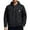Black, variant on IWRICH Men's Sherpa Lined Utility Jacket Oversize Relaxed Fit Work Coat Hooded Canvas Jacket Brown XL