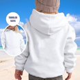 thumbnail image 2 of Custom DIY Casual Loose Fit Long Sleeve Hooded Sweatshirt for Kids and Youth Sportswear Girls and Toddlers' Pullover Hoodie Sweatshirt, 2 of 4