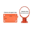 thumbnail image 2 of 45 Cm Aro De Baloncesto De Pared Canasta De Baloncesto Xtellar Rojo, 2 of 4