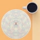 thumbnail image 4 of Posavasos de estilo japonés para mesa manteles individuales de algodón hechos Wdftyju a mano redondos resistentes al calor para taza de té para el hogar, 4 of 7