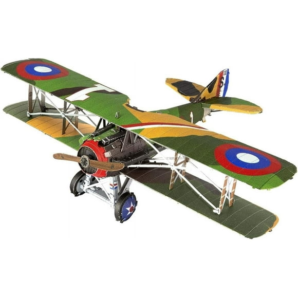 Metal Earth Color Spad S.XIII Biplane 3D Metal Model + Tweezers 00245