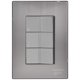 thumbnail image 1 of Apagadores Escalera Fácil Conexión Inoxium3ESilver 1Pza Apagador Escalerax3 125-250VCA 10A 50/60Hz Plateado Acero Inoxid, 1 of 2
