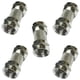 thumbnail image 1 of 5X Conector racor acoplador enchufe F macho-macho coaxial Antena TV Satélite TV, 1 of 5