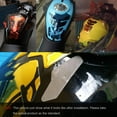 thumbnail image 2 of Autocollant Protecteur Universel pour Réservoir de Carburant de Moto 3D Argent Rouge Or, 2 of 6
