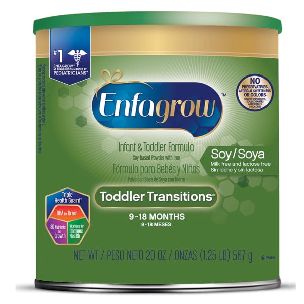 Enfagrow Toddler Transitions Soy Formula Milk & Lactose Free Powder