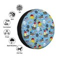 thumbnail image 4 of Fotbe Pirate Marine Animals Funda de Llanta de Repuesto con Estampado, Engrosada, Ajuste Universal para Jeep, Remolque, RV, SUV, Camión-17 inch, 4 of 6
