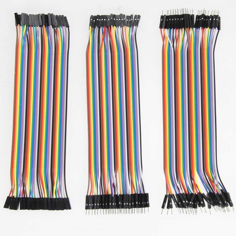 120pcs 20cm 2.54mm 1pin Jumper Wire Dupont Cable for Arduino