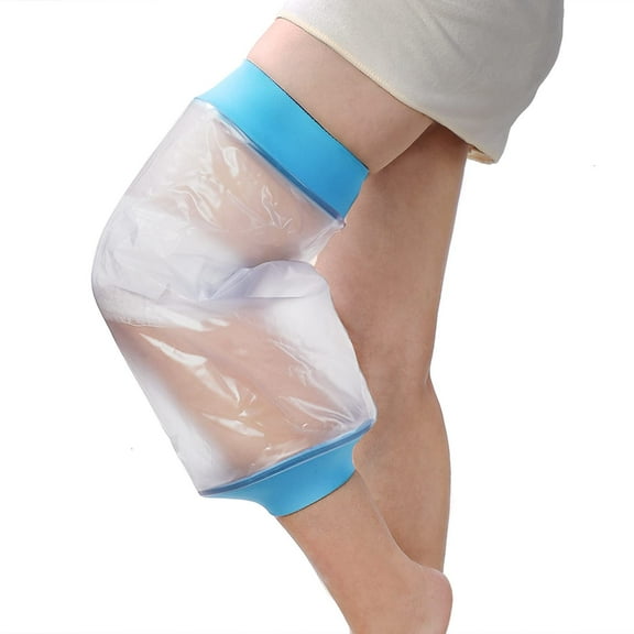 UTOURS Knee Cast Cover for Shower Waterproof Bandage Cast covers Protector for Knee Replacement Surgery, Wound, Burns Watertight Protection Reusable
