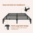 thumbnail image 3 of Danolapsi Bed Frame Twin Size, Metal Platform, No Screws Needed, No Box Spring Needed, Heavy Duty, 800 Lbs Capacity, Tool-Free Assembly with Reinforced Iron Slats & Legs, 3 of 6
