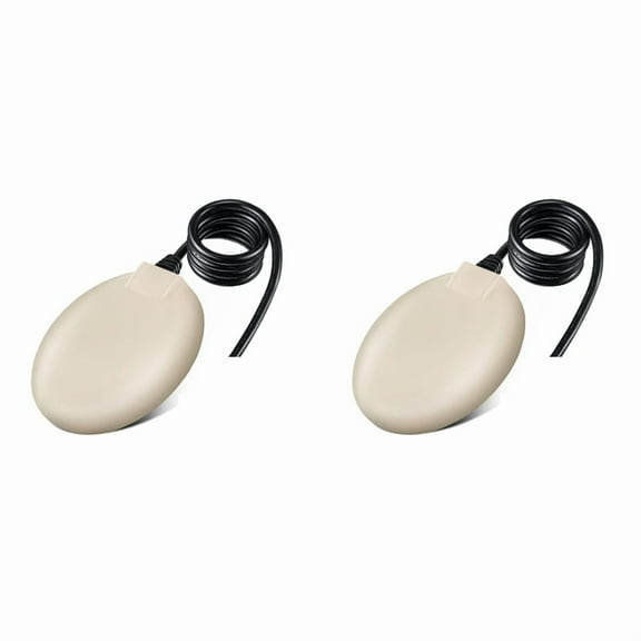 2X Stronger Power 60W Bird Bath Heater, Birdbath Deicer with Thermostatically Controlled & Auto Shut US Plug,2 x Bird Bath Heaters Outdoors,White