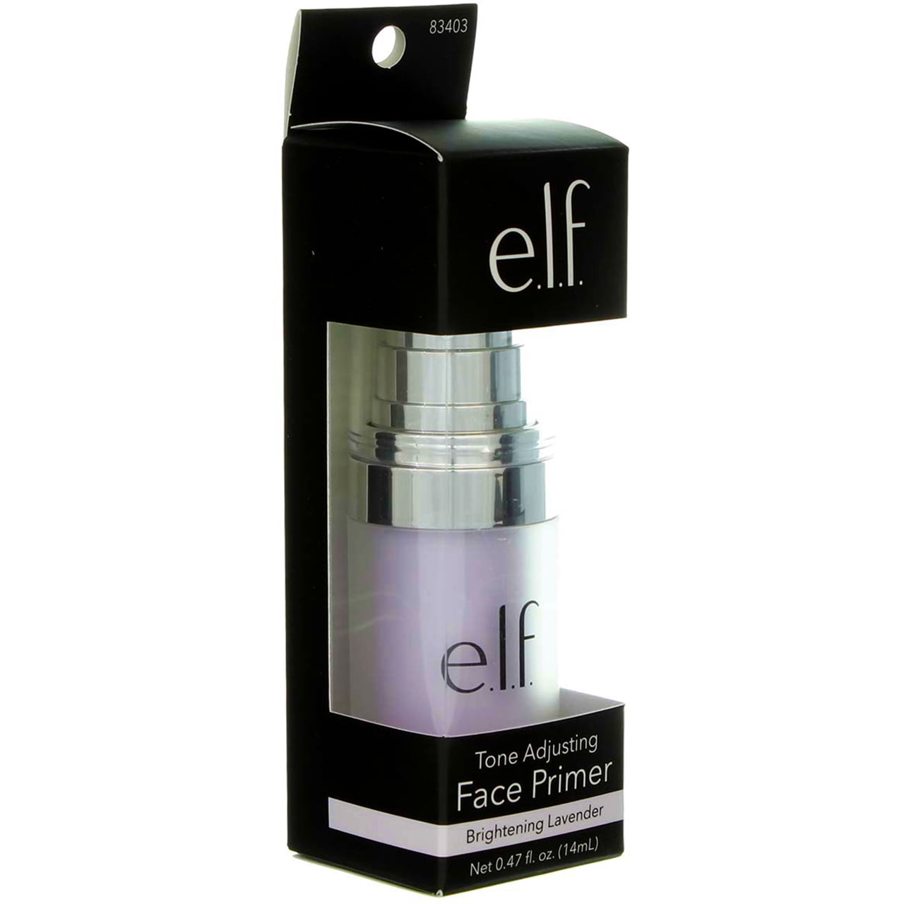 e.l.f. Brightening Lavender Face Primer, Small Bottle, 0.47 fl. oz.