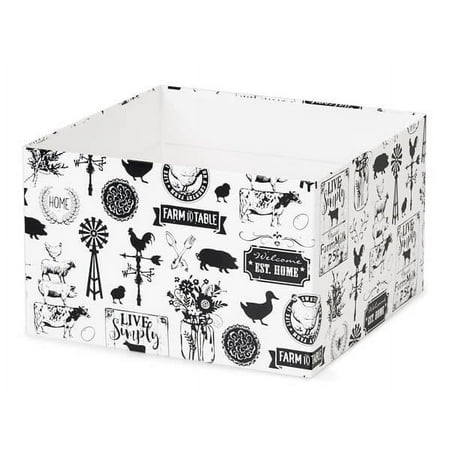 Farmhouse Favorites Box Bases, 8x8x5", 25 Pack