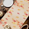 thumbnail image 2 of Maple Leaf Cotton Linen Table Runner, Washable Table Runners for Kitchen, Dining Room, Holiday, Home Party Table Decor, 13x90 Inches, 2 of 9