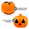 thumbnail image 3 of ETHZZLE 20Pcs Lightweight Plastic Pumpkin Candy Buckets for Party Accessories, 3 of 6